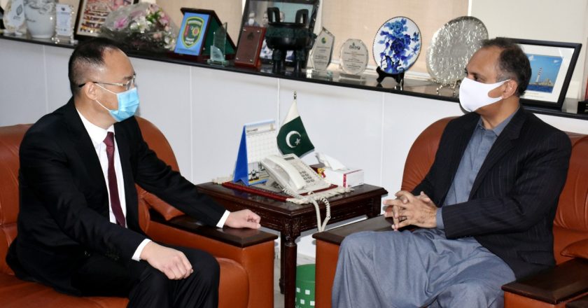 Energy Minister Omar Ayub called on Chinese Ambassador Nong Rong