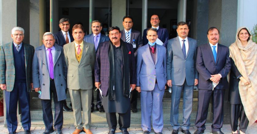 MINISTER FOR INTERIOR, SHEIKH RASHID AHMED VISITS NACTA