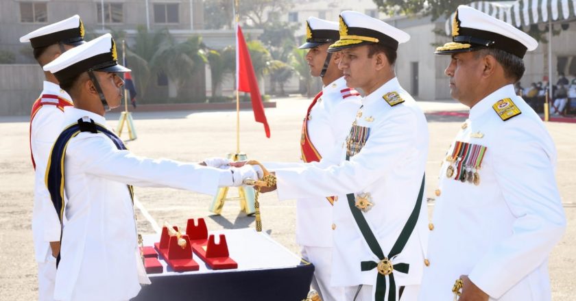 114TH MIDSHIPMEN COMMISSIONING PARADE HELD AT PAKISTAN NAVAL ACADEMY