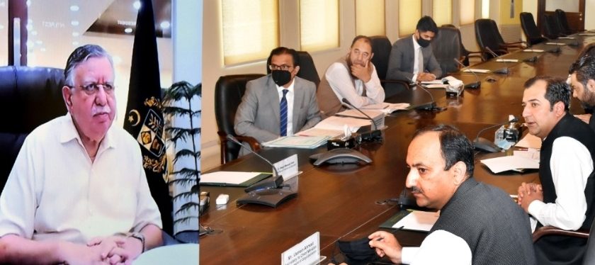 The Federal Minister for Finance and Revenue, Mr. Shaukat Tarin, chaired a meeting virtually with Chief Minister Gilgi-Baltistan, Muhammad Khalid Khursheed here at the Finance Division