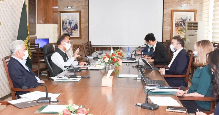 Mr. Omar Ayub Khan, Minister for Economic Affairs emphases on agriculture and rural transformation through improved connectivity.