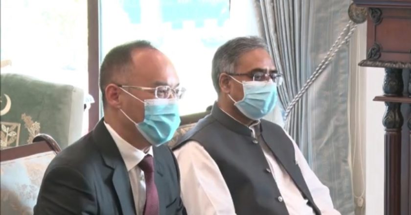 Ambassador Nong Rong, Ambassador of China in Pakistan, called on Prime Minister Imran Khan