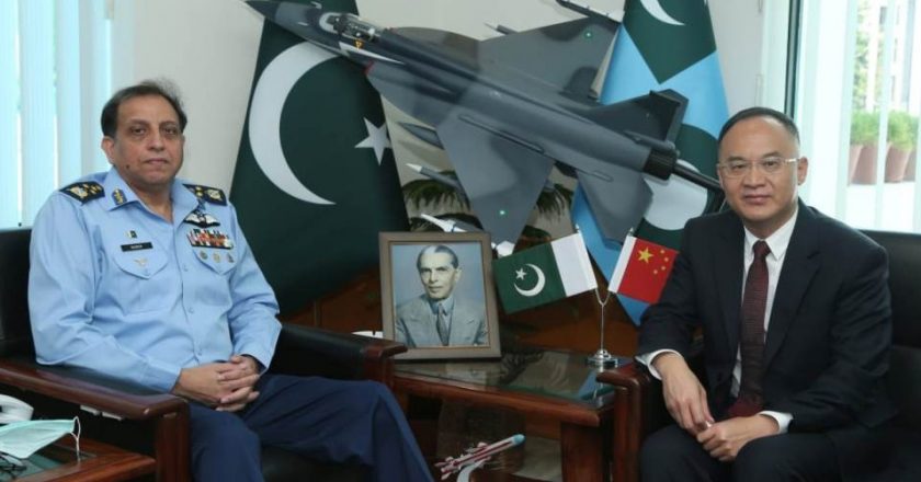 AMBASSADOR OF CHINA CALLS ON AIR CHIEF