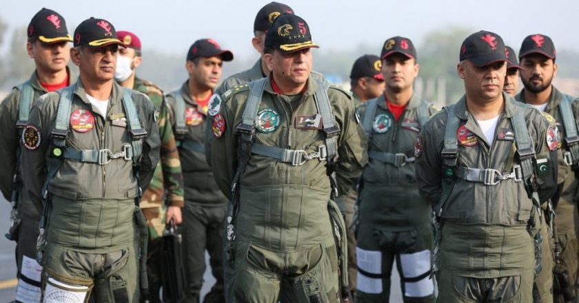 AIR CHIEF LEADS PAF FLY PAST