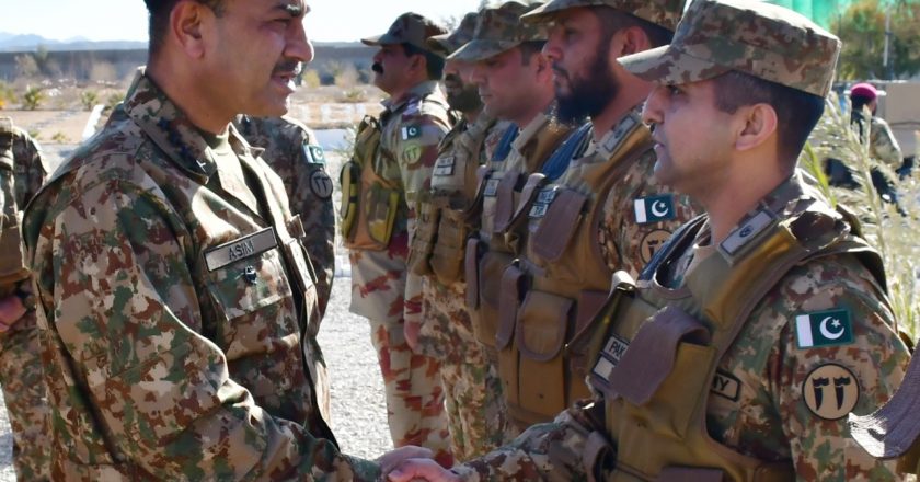 General Syed Asim Munir, Chief Of Army Staff (COAS) visited Khuzdar and Basima areas of Balochistan