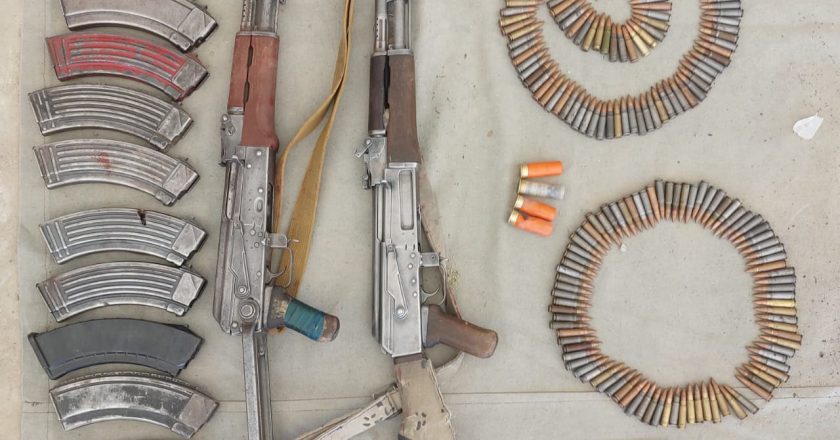 An Intelligence Based Operation (IBO) was initiated to clear a hideout of Terrorists