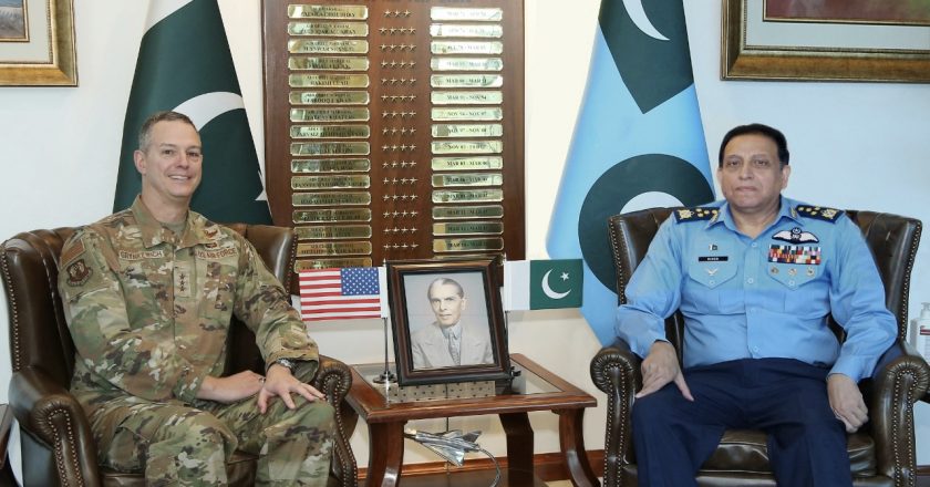 COMMANDER U.S. AIR FORCES CENTRAL COMMAND CALLS ON AIR CHIEF