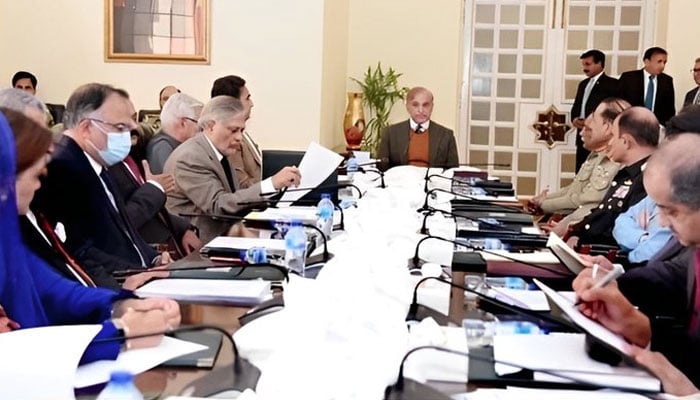 The National Security Committee (NSC) meeting preside over by Prime Minister Shehbaz Sharif