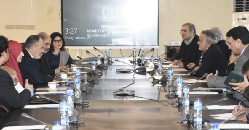 Federal Minister for Finance and Revenue Senator Mohammad Ishaq Dar held a meeting with a delegation of M/s Nestle Pakistan & Afghanistan led by its CEO Mr. Samer Chedid