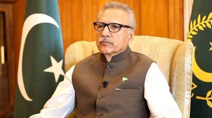 President Dr. Arif Alvi Condolences to the relatives of martyred soldiers of Pakistan Army in various incidents