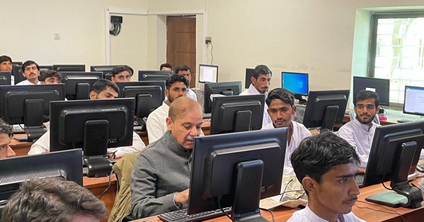 Prime Minister Shehbaz Sharif inaugurated a smart school in Sahabatpur Balochistan