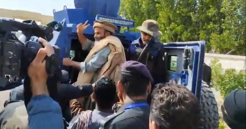 Gwadar Police have arrested the head of Haq Do Tehreek Maulana Hidayat ur Rehman in Gwadar court