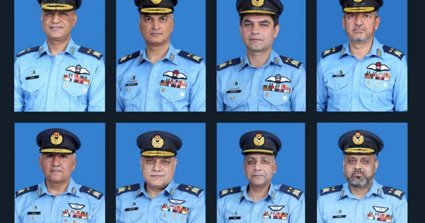 08 PAF OFFICERS PROMOTED TO THE RANK OF AIR VICE MARSHAL