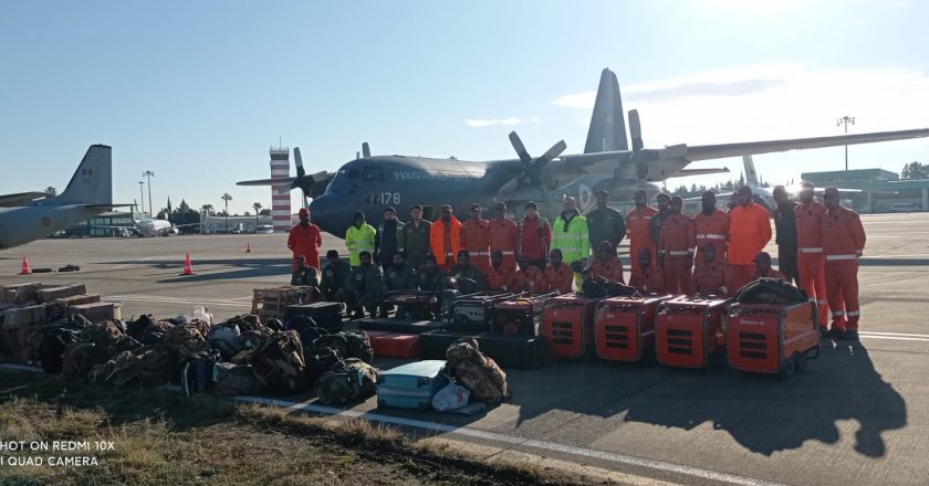 PAF C-130 AIRCRAFT CARRYING SEARCH AND RESCUE TEAM AND RELIEF GOODS ARRIVES IN TURKIYE