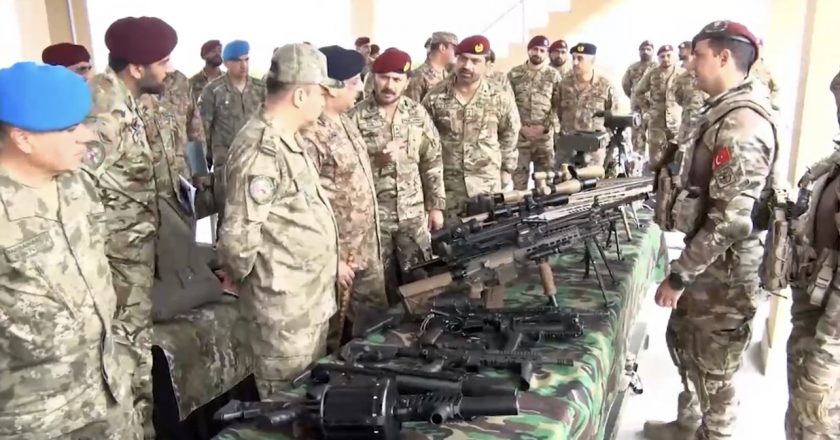 Closing ceremony of Pak-Turkiye joint military exercise “ATATURK-XII 2023” was held at Tarbela today