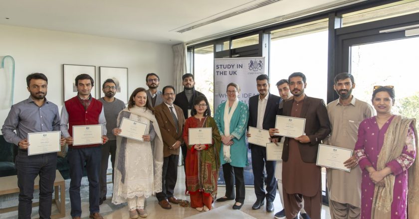 British High Commission awards Chevening Mentoring certificates to Pakistani Journalists