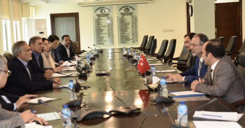 H.E Dr. Mehmet Pacaci, Ambassador of the Republic of Turkiye called on Federal Minister for Finance and Revenue Senator Mohammad Ishaq Dar