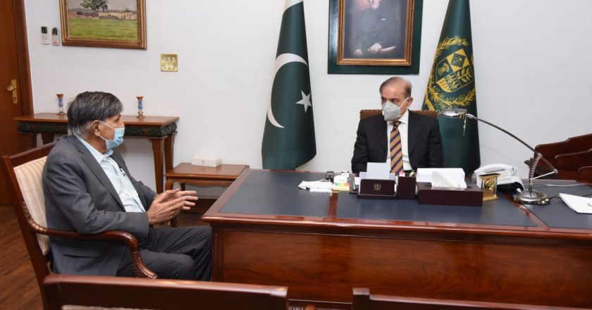 Member National Assembly Aslam Bhutani meeting with Prime Minister Muhammad Shahbaz Sharif