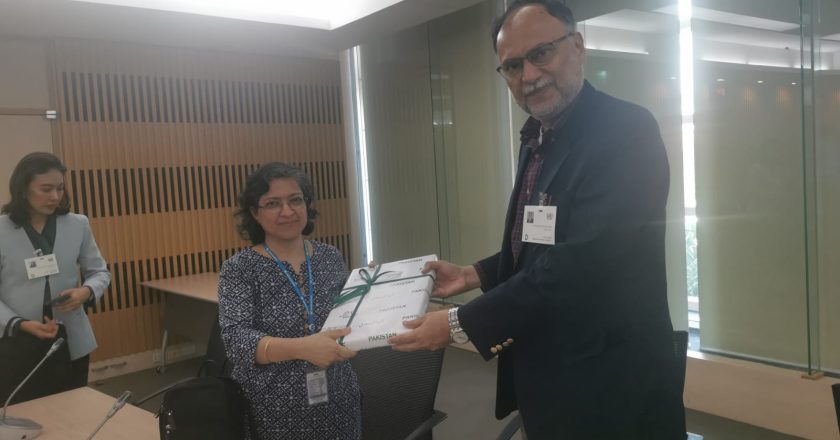 Planning Minister holds meeting ESCAP team