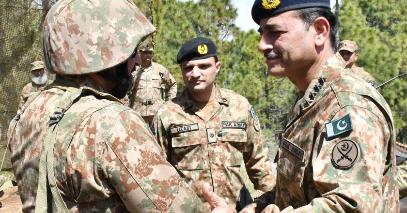 COAS visited forward areas along Line of Control (LOC) today