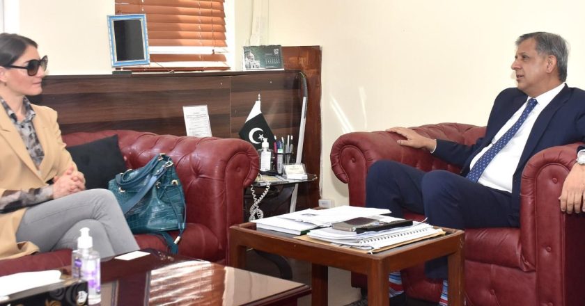 DR. Ellinor Zeino called on Federal Minister for Law and Justice Senator Azam Nazeer Tarar today