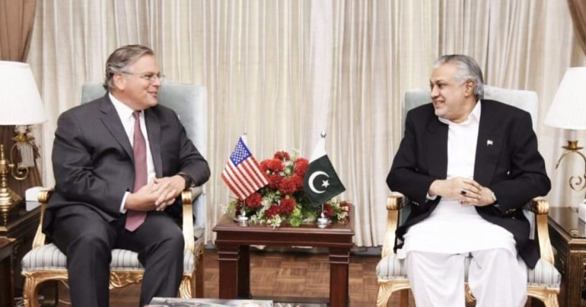 H.E. Mr. Donald Blome, Ambassador of the United States of America to Pakistan called on Federal Minister for Finance