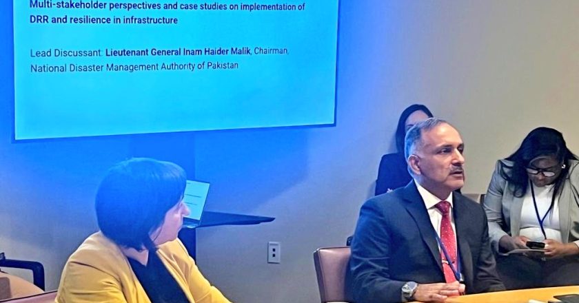Chairman NDMA participated as delegation leader in an event on DRR & resilience in infrastructure at UN HQs, USA