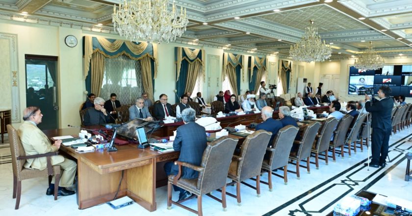 Federal Cabinet meeting chaired by Prime Minister Muhammad Shahbaz Sharif