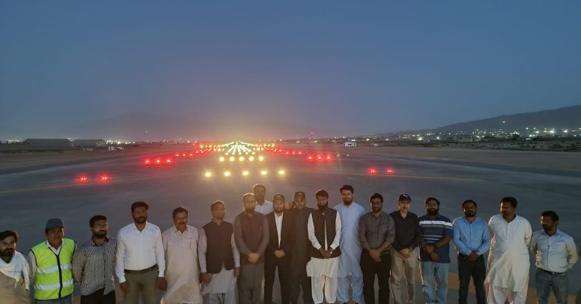 First flight lands on newly upgraded runway at Quetta International Airport