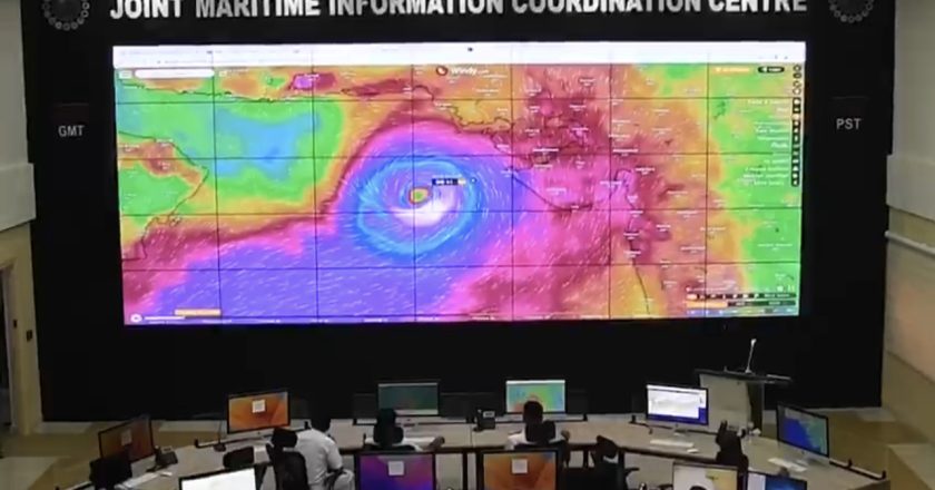 Pakistan Navy Marines search and rescue operation in Creeks area