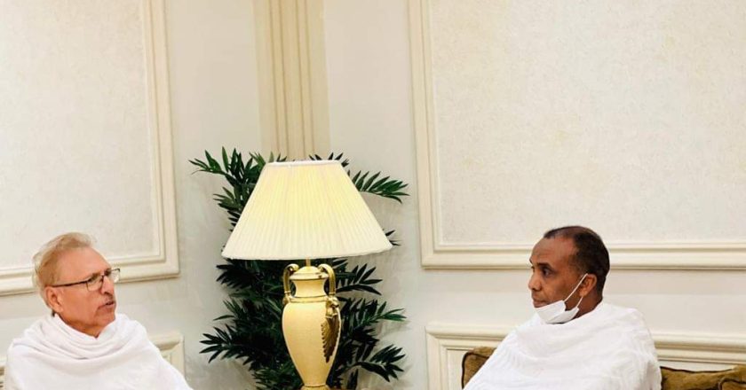 Somali Prime Minister met with Pakistani President Arif Alvi