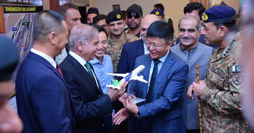 Prime Minister Muhammad Shehbaz Sharif visited China-Pakistan Expo Centre at Gwadar along with the COAS