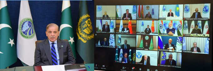 PM calls for SCO’s joint action to counter economic recession, terrorism & climate change