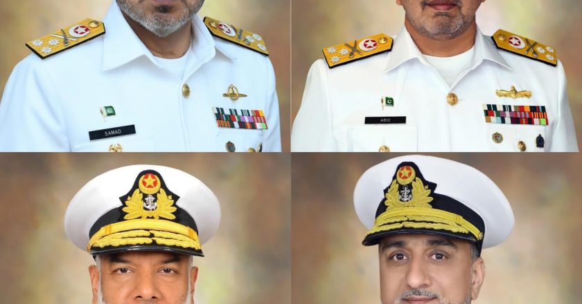 Promotion of four officers of Pakistan Navy to the rank of Vice Admiral