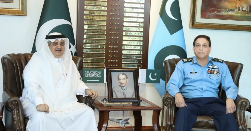 AMBASSADOR OF KINGDOM OF SAUDI ARABIA CALLS ON AIR CHIEF