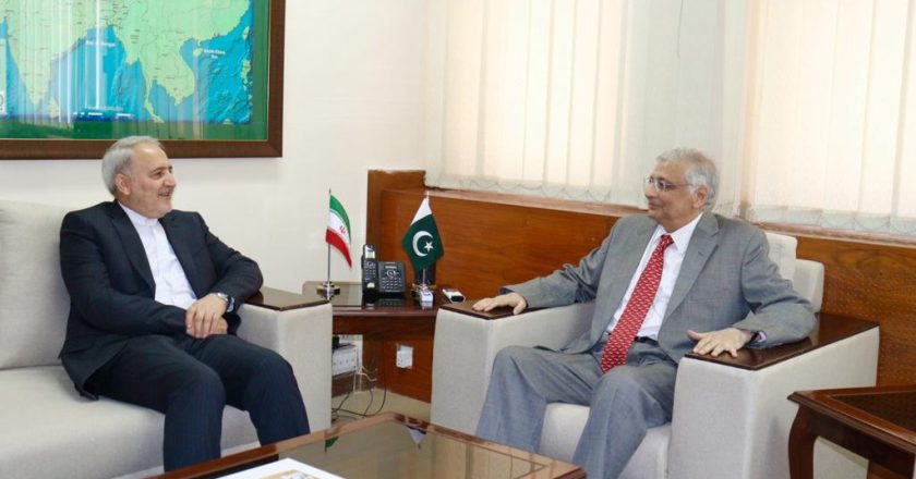 Newly Appointed Iranian Ambassador H. E. Reza Amiri-Moghaddam Calls on Minister for Planning, Development & Special Initiatives Mr. Sami Saeed