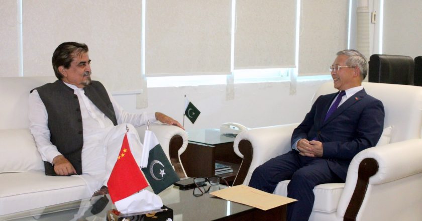 Cultural Counselor of the Embassy of the People’s Republic of China calls on Federal Minister for Heritage and Culture Jamal Shah