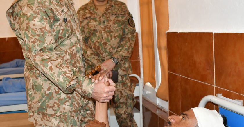 General Syed Asim Munir, COAS visited Sherwangi area near Asman Manza in South Waziristan District