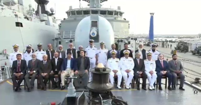 Farewell ceremony held for PNS Tariq, the last type-21 ship of Pakistan Navy