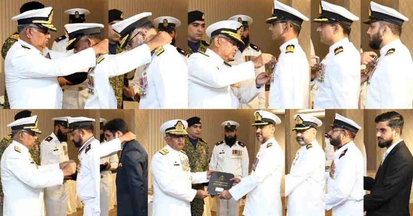 MILITARY AWARDS CONFERRED UPON PAKISTAN NAVY PERSONNEL