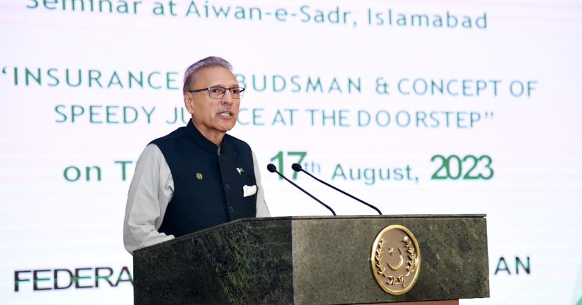 Federal Insurance Ombudsman building confidence among public to get speedy justice: President