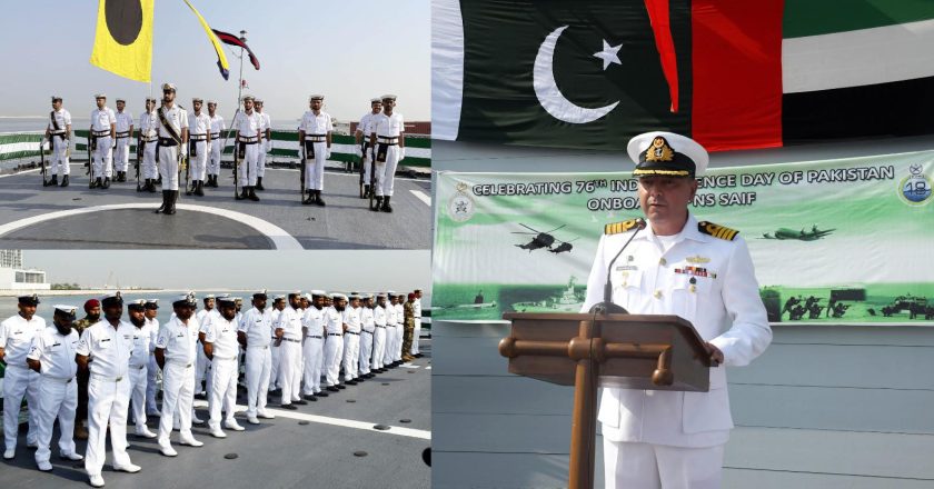 PAKISTAN NAVY SHIP SAIF VISITS DUBAI UAE