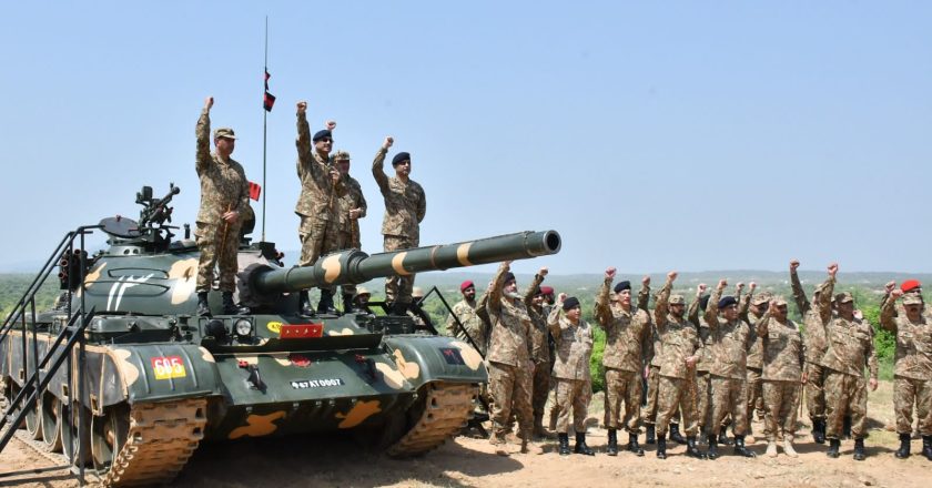 General Syed Asim Munir COAS, visited Tilla Field Firing Ranges near Jhelum
