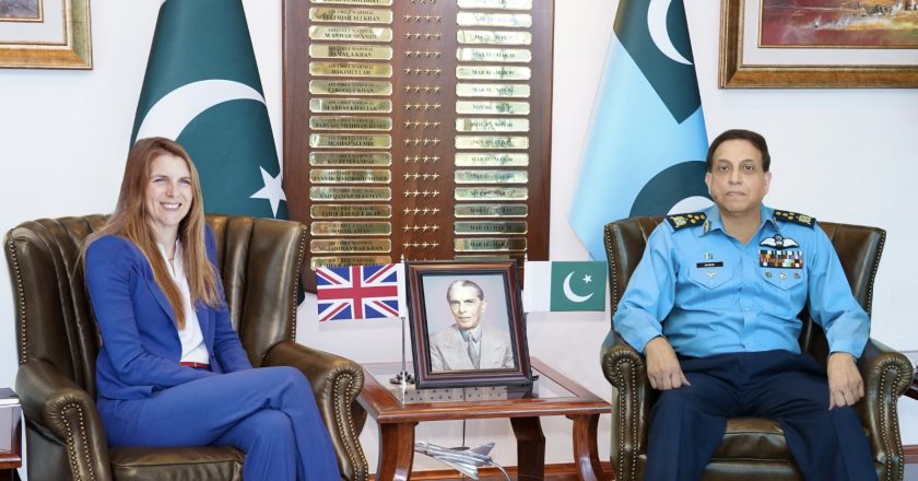 BRITISH HIGH COMMISSIONER CALLS ON AIR CHIEF