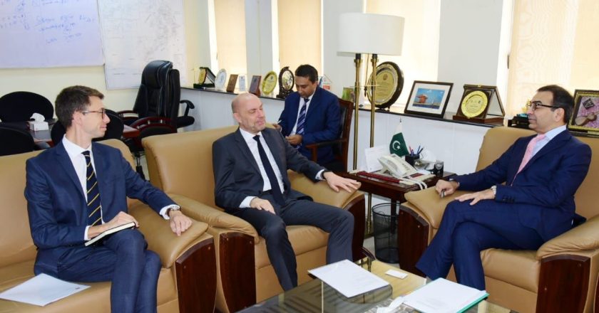 Ambassador of Denmark H.E. Jakob Linulf held a meeting with Minister of Energy Mr. Muhammed Ali at Power Division