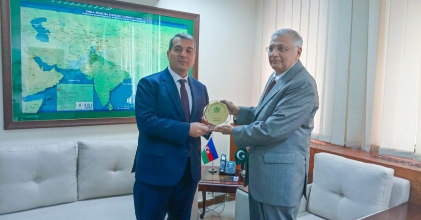 Caretaker Planning Minister, Ambassador of Azerbaijan discuss bilateral ties