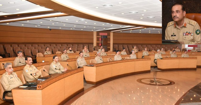 General Syed Asim Munir, NI (M), Chief of Army Staff (COAS) presided over the 259th Corps Commanders’ Conference (CCC) held at GHQ