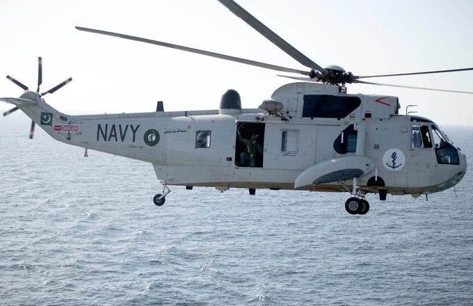 Pak Navy helicopter crashed during training flight in Gwadar