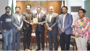 Ethiopian Ambassador to Pakistan JemalBeker Abdula Called On VP FPCCI Umar Masood ur Rehman at FPCCI Capital Office