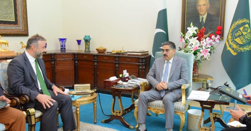 Najey Benassaine, Country Director of the World Bank, met with Caretaker Prime Minister Anwarul Haq Kakar